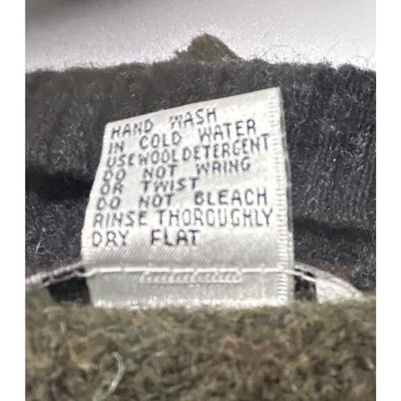 Vintage 90s Y2K SKYR 100% Shetland Wool Striped Size L - Picture 7 of 7